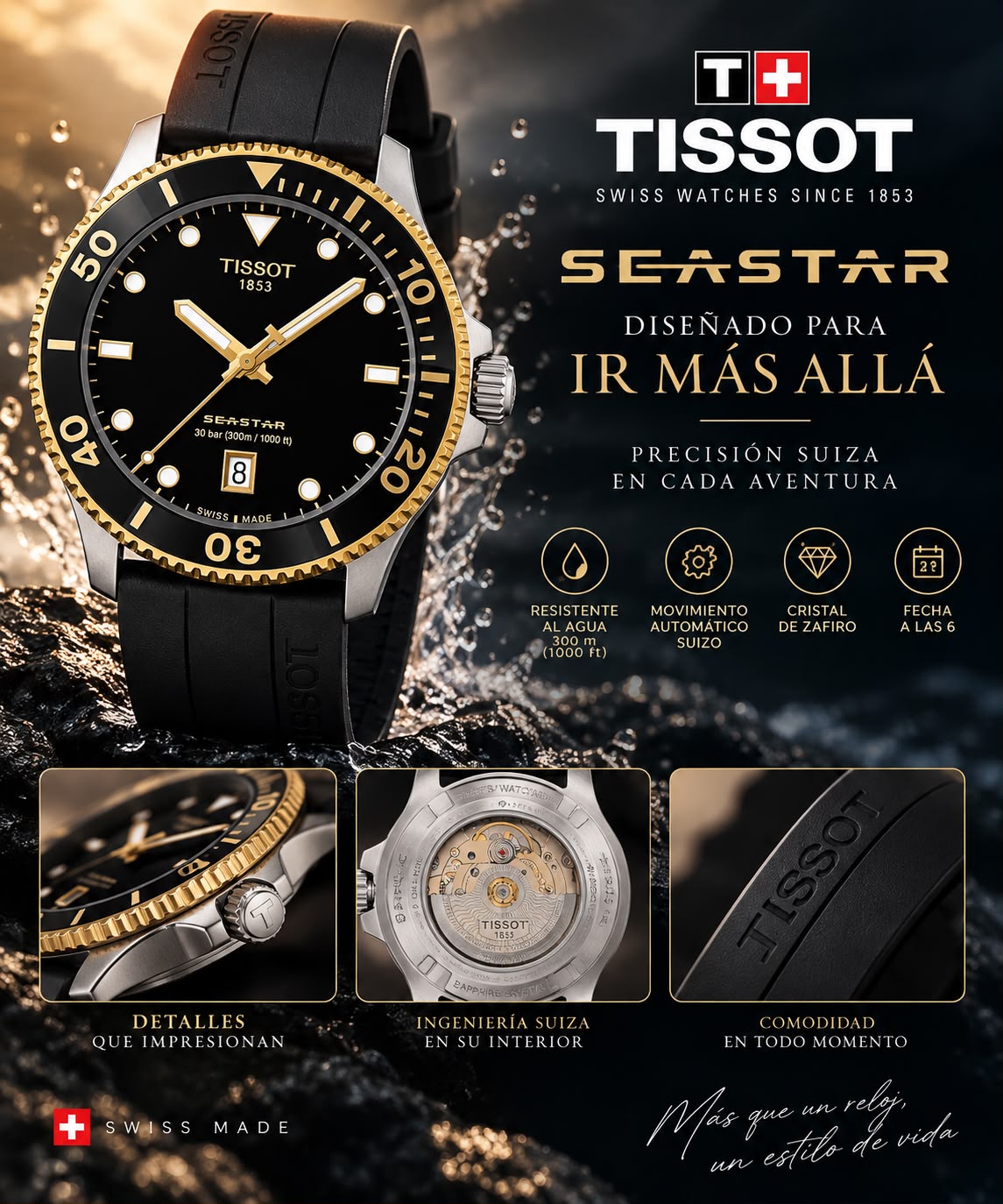 DUMMY - RELOJ TISSOT AUTOMATICO SEASTAR